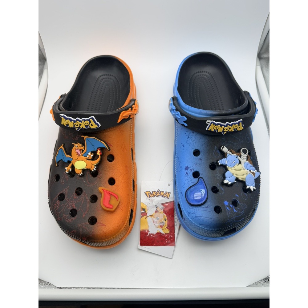 Crocs x Pokemon Classic Clog 'Charizard vs. Blastoise' 211346-90H Mens Size 12